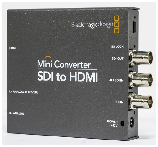 Black Magic, Mini Converter, SDI>HDMI 4K, - AV