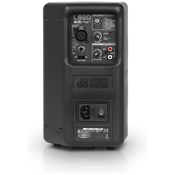 db Technology, L80D, Compact Powered Speaker kit
