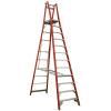 Indalex, Fibreglass Platform Ladder, 3600mm (12ft) platform height with wheels