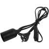 Single Bayonet holder, Black with 5mtr piggyback