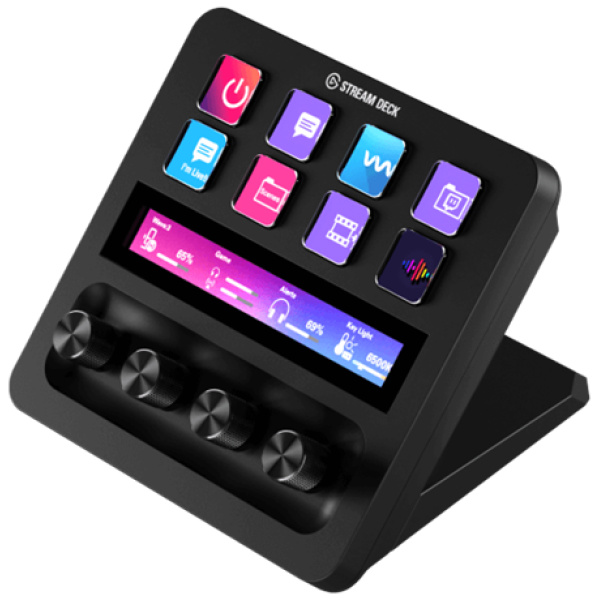 Elgato, Stream Deck Plus with rotary encoders.