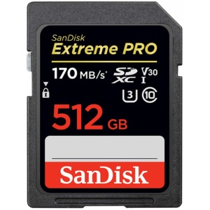 SanDisk 512gb Extreme (170mbs) Pro SD Card