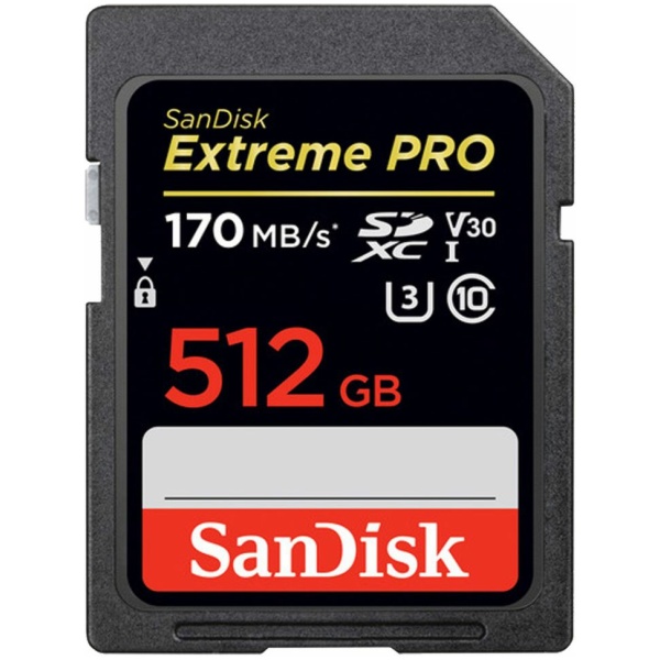 SanDisk 512gb Extreme (170mbs) Pro SD Card