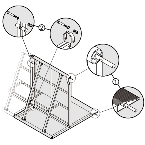 Stage Crowd Control Barrier, kit