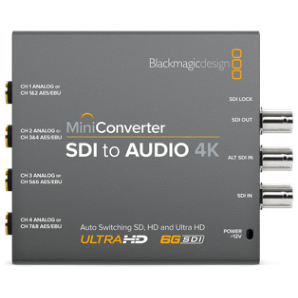 Blackmagic, Mini Converter, 4k SDI> Audio - Kit